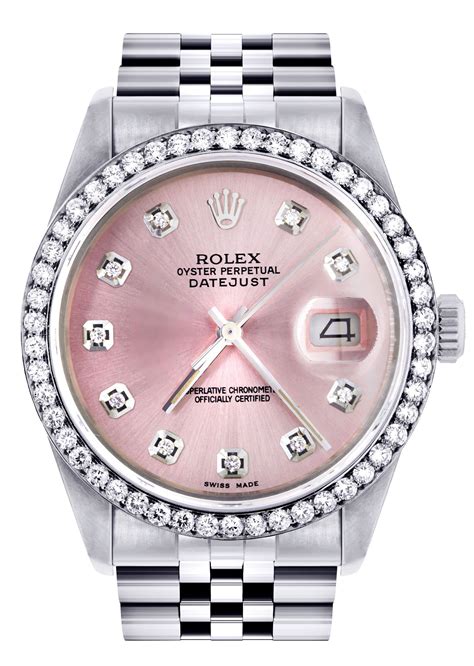 ladies Rolex watches pink face